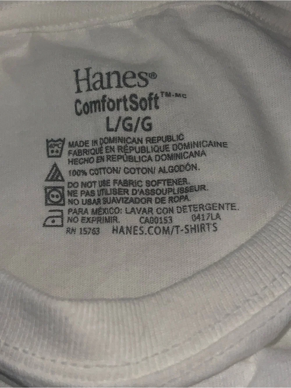 Hanes soft white